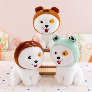 Bambole strane per cani giocattoli di peluche personalizzati fabbricazione PP cotone da 8 pollici giocattoli di peluche di natale giocattoli di peluche per artigli - Product Image 1