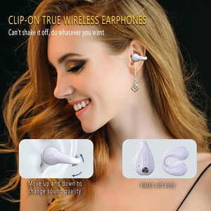 Globalcrown yyk Q80 không dây ear Clip Tai nghe bluetooth mở tai thể thao Earbuds với Hooks không đau chạy Earring tai nghe - Product Image 6