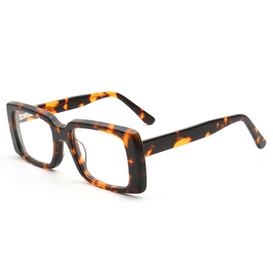 Cat61 nouveau grand cadre fait à la main chaud écaille de tortue-oeil de chat plaque d'acide acétique italien pour hommes et femmes peut être changé gla optique - Product Image 2