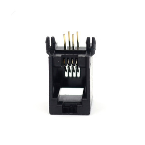 Conectores Hembra RJ9 RJ10 RJ22 4P4C de 4 Posiciones para Auriculares Telefónicos - Product Image 1