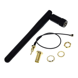 2,4 GHz 3dBi <span class=keywords><strong>WiFi</strong></span> 2,4g Antena Enrutador inalámbrico macho + 17cm PCI U.FL IPX a RP SMA <span class=keywords><strong>Cable</strong></span> flexible macho ESP8266 ESP32 - Product Image 3