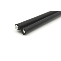 Luftkabel, gebündelt, parallel, Niederspannung, 16mm², 25mm², Aluminium, XLPE, Industrie, Bauwesen, 1kV/0,6kV