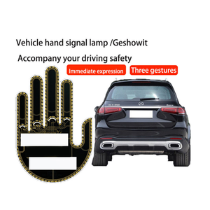 ไฟตกแต่งรถยนต์รูปนิ้วกลาง สภาพใหม่ สำหรับติดตั้งที่กระจกรถยนต์ - Product Image 3