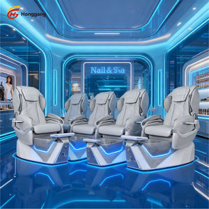 Professioneller Ergonomischer Salon-Möbel Luxus-Pediküre-Massagestuhl mit Massagefunktion und Whirlpool-Fußbad - Product Image 3