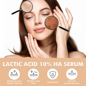Exfoliante Iluminador DE LA PIEL Poro Ácido láctico Suero facial Hidratante Ácido hialurónico Reafirmante Cuidado orgánico Dirigido <span class=keywords><strong>10</strong></span>% - Product Image 6