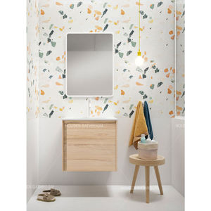 Presa di fabbrica piccolo lavello singolo mobili galleggianti vanità per il bagno - Product Image 1