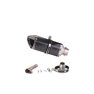 Tuyau d'échappement hexagonal universel adapté aux modèles Huanglong 600, Ninja 250, Yongyuan 350R25/R3 – Accessoire de modification - Product Image 1