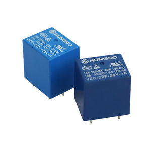 Hungso 15A мини-реле мощности, <span class=keywords><strong>JZC</strong></span>-<span class=keywords><strong>22F</strong></span> 12 В, 4 контакта, 5 контактов, 20 А, реле платы - Product Image 3