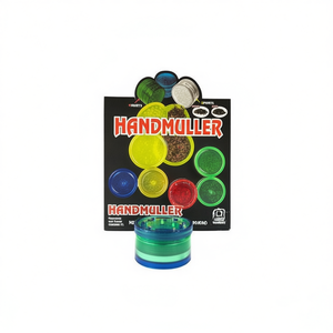 Handmuller <b>Herb</b> <b>Grinder</b> 4 Part Colorful Portable For Smoking <b>Herbs</b> - Product Image 2