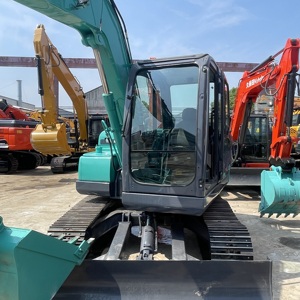 Excavadora Usada KOBELCO SK75 de 7.5 Toneladas, Excavadora Hidráulica de Orugas, Maquinaria de Construcción - Product Image 1
