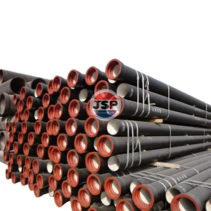 JSP K9/K12 EN545 DN80-DN2600球墨铸铁管每米价格推接头Tyton型球墨铸铁管制造商