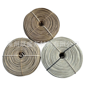 Corde en papier kraft simple brin 3MM/4MM du fabricant, corde en papier simple brin, rotin en papier couleur naturelle pour emballage et reliure - Product Image 1