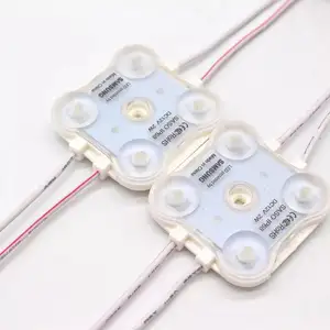 High Brightness Square 4 leds 2W 2835 Chip Diffuse170 Angle light box Sign module, 4542 IP67 4LEDS ABS LED module