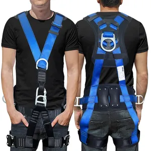 Ce Certified Fall Protection Outdoor Training Climbing 5 Point Full Body Safety Harness