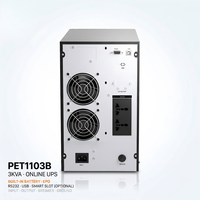 Onduleur 3 kVA avec batterie intégrée, double conversion en ligne, pour serveur de centre de données