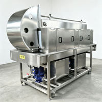 Automatische elektrische verwarmingsmachine voor het wassen en drogen van plastic kratten, manden en bakjes voor brood en eieren - fabrikant