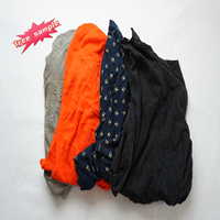 Chiffons de nettoyage en coton recyclé coupé, déchets de coton, trapo de algodón