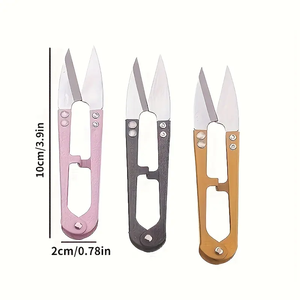 Pruning Scissors <strong>Bud</strong> and Leaves <strong>Trimmer</strong> Yarn Thread Cutter Snips Gardening Clippers Flower Stainless Steel Pruners - Product Image 2