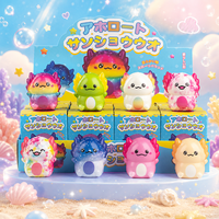 Série 8 Jouets Squishy Kawaii Boîte Mystère à Remontée Lente Anti-Stress Sensoriels à Presser Ensemble de Collection Mystère