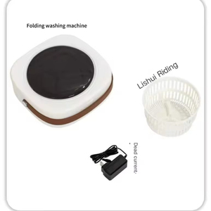 <span class=keywords><strong>Lave</strong></span>-<span class=keywords><strong>linge</strong></span> et sèche-<span class=keywords><strong>linge</strong></span> mini monocylindre de 4,5 l <span class=keywords><strong>avec</strong></span> antibactérien et élimination des taches ajoutés, portable et pliable - Product Image 2