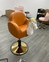 Chaise de coiffure pour enfants Wallybeauty, chaise de salon pour enfants avec système hydraulique et pivotant, chaise de coiffure pour bébé