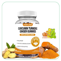 Compléments Alimentaires Gommes à la Curcumine Gommes au Poivre Noir Bio 200MG Curcumine Curcuma Gingembre