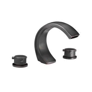 Robinet de baignoire romain largement répandu bec de cascade ensemble de douche de salle de bain <span class=keywords><strong>3</strong></span> trous poignée unique - Product Image 3