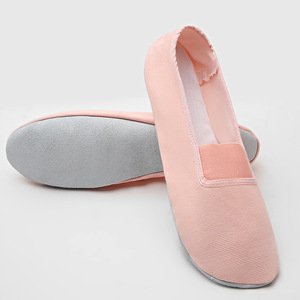 <span class=keywords><strong>Zapatillas</strong></span> <span class=keywords><strong>de</strong></span> <span class=keywords><strong>Ballet</strong></span> Color Rosa, Parte Superior <span class=keywords><strong>de</strong></span> Satén, Suela <span class=keywords><strong>de</strong></span> Cuero, para Yoga, Gimnasia, Danza, Unisex - Product Image 4