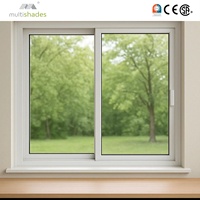 Ventana Corredera Ultra Delgada de Aluminio Moderno con Riel Oculto y Diseño Insonorizado para Uso Exterior en Villas Americanas, con Certificación Energy Star