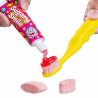 Bonbons liquides en forme de dentifrice, saveur fruitée, gelée acide à presser, vente chaude