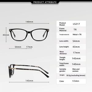 Gafas de Moda OEM con Protección Anti Luz Azul, Unisex, Montura TR90 Negra, Cuadradas, Ligeras, Bloquean la Luz Azul, Venta al Por Mayor, Alta Calidad, Logotipo Personalizado - Product Image 4