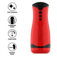 Juguete Sexual Masculino con Succión de 3 Frecuencias y Vibración de 5 Frecuencias, Masturbador con Copa de Succión Profunda para Hombres