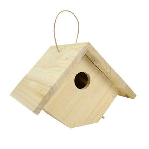 Nichoir et mangeoire à oiseaux en bois non peints, kit de bricolage en bois pour enfants à construire et peindre, arts et artisanat - Product Image 2