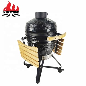 Parrilla Kamado KIMSTONE de 18 Pulgadas, Parrilla Nendoroid China para Fumadores, Deflector de Calor, Parrilla Kamado Panetone, Parrilla para <span class=keywords><strong>Barbacoa</strong></span> al Aire Libre - Product Image 6