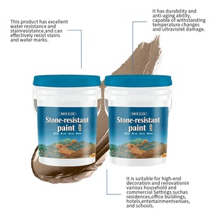 Peinture à base d'eau pour murs extérieurs, effet <span class=keywords><strong>pierre</strong></span> véritable, résistante aux intempéries, revêtement texturé en <span class=keywords><strong>pierre</strong></span>, fabrication OEM - Product Image 4