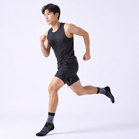 Chaussettes de course à soutien plantaire ciblé, chaussettes de sport compressives, chaussettes de performance pour la course à pied, pour soulager la fasciite plantaire
