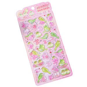 Pegatina Decorativa Infantil Hecha a Mano con Relieve 3D de Pájaros y Animales Lindos al Estilo Japonés - Product Image 6