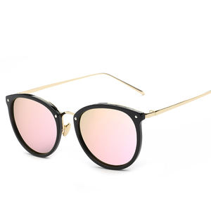 Gafas de Sol Polarizadas Redondas de Metal para Mujer, con Protección UV400 Cat.3, Diseño Moderno y de Alta Calidad - Product Image 4