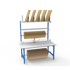 Embalaje bancos de burbujas cortador de plástico de burbujas banco de trabajo mesa de embalaje - Product Image 5