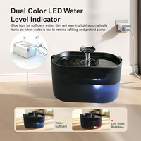 Fontaine à eau automatique pour animaux de compagnie de 2,5 L, facile à nettoyer, avec filtre de remplacement, distributeur d'eau pour animaux de compagnie, fontaine à eau pour chats
