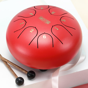 Tambor de Lengüetas de Acero Lotus de 6 Pulgadas y 8 Tonos, Tambor Etéreo, Handpan para Terapia de Sonido, Meditación, Yoga y Sanación Sonora - Product Image 5