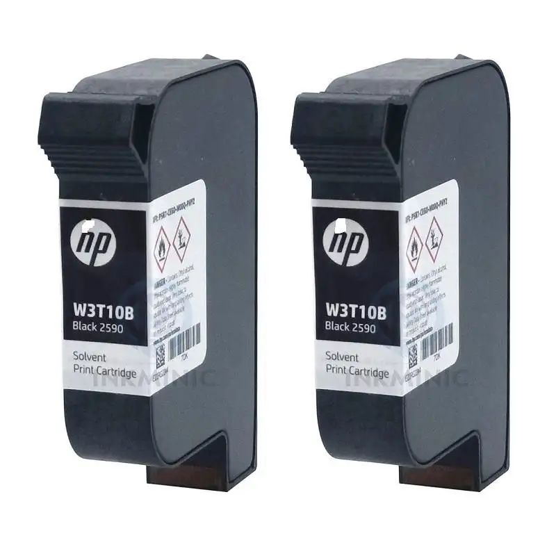 W3t10b 2590 솔벤트 잉크 카트리지 HP 저렴한 도매 고품질 12.7mm 잉크 카트리지 프린터 카트리지