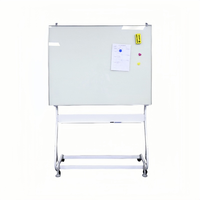 Tableaux blancs en émail à fixation murale pour postes de travail pédagogiques, tableaux blancs magnétiques en verre trempé, mobilier scolaire - Commande en gros