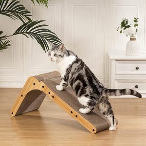 L Shape Cat Scratcher Cat Scratchers for Indoor Cats, Protecting Furniture Cat <strong>Scratch</strong> <strong>Pad</strong> <strong>Catnip</strong> - Product Image 2