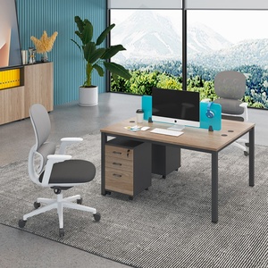Poste de travail modulaire moderne pour 2, 4, 6 ou 8 personnes, mobilier de bureau, poste de travail pour centre d'appels, poste de travail de direction - Product Image 5