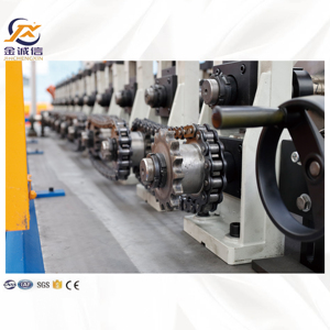 Machine de formage de tuiles à grande vitesse pour la fabrication de profilés métalliques, de quilles en acier léger, de canaux <span class=keywords><strong>Omega</strong></span> pour cloisons sèches et de profilés de rail avec moteur - Product Image 5