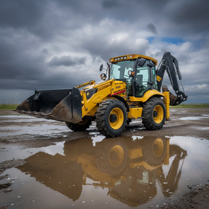 أرخص آلات تحريك التربة، جرار صغير قابل للسحب رباعي الدفع للزراعة مع حفار خلفي للبيع - Product Image 3