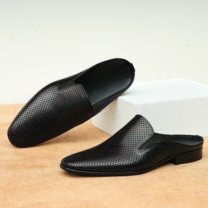 2025 Trending Men's Summer Fisherman Slip-On <b>Flat</b> Sandals Breathable Leather Casual Walking Outdoor Slides - Product Image 5