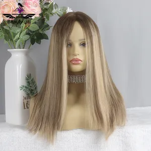 Vente en gros Meilleure vente Perruques de cheveux humains juifs casher Cheveux vierges bruts à cuticule alignée 13*6 hd Perruques frontales en dentelle transparente