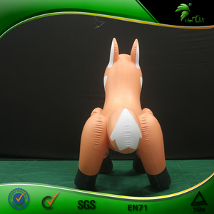 Joli <span class=keywords><strong>renard</strong></span> gonflable personnalisé chevauchant <span class=keywords><strong>un</strong></span> jouet publicitaire de dessin animé de <span class=keywords><strong>renard</strong></span> orange - Product Image 6